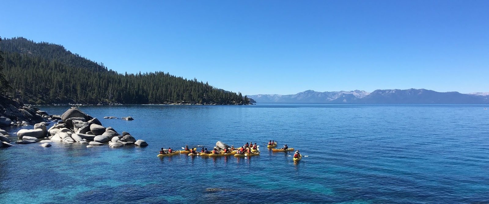 Lake Tahoe Tours Kayaking SUP Rentals Biking Climbing Hiking Team Family