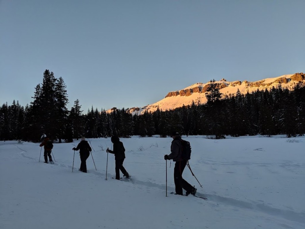 Dancing Under the Full Moon: A Magical Journey on our Full Moon Snowshoe Tours