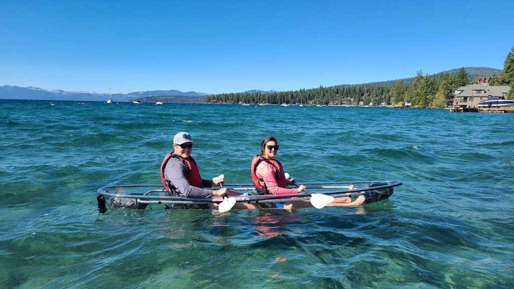 Launching Clear Kayaks